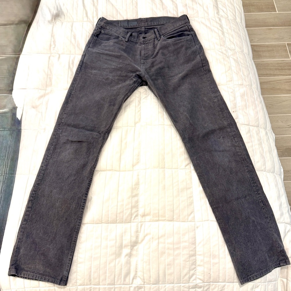 Gap Men’s 1969 premium slim jeans - gray (states navy) - 32x32